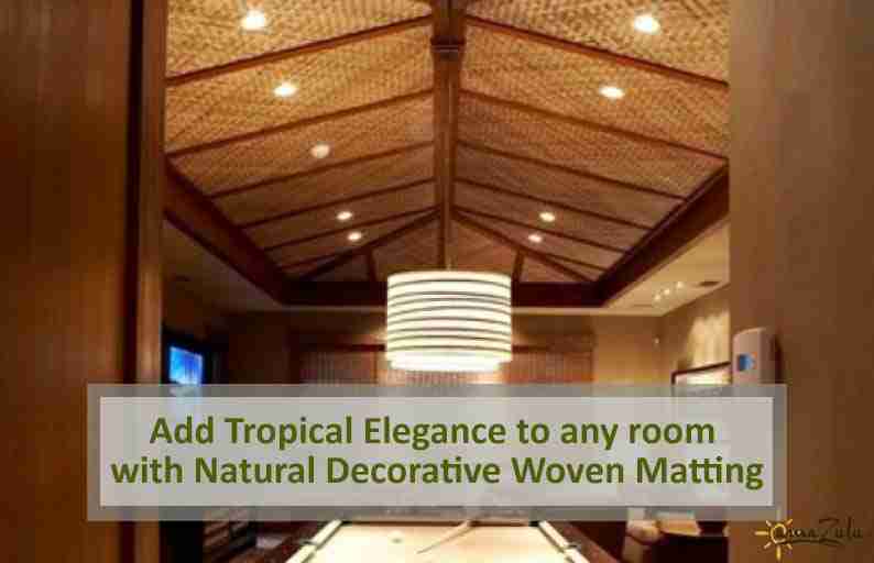 Decorative Woven Matting