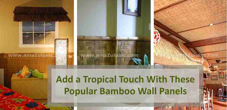 sample of bamboo wall panels