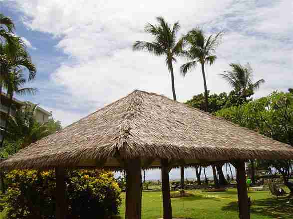 Synthetic Palm Thatch Roofing